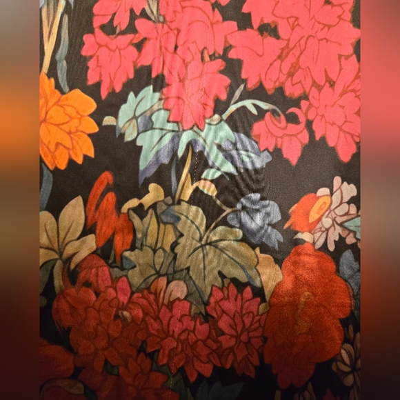 Free People Botanical Strapless Maxi Dress - Chocolate Combo size small - Picture 7 of 9